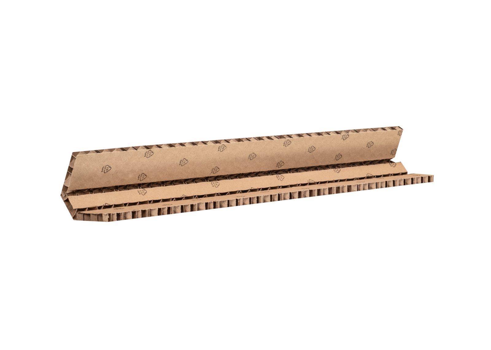 Built-up honeycomb cardboard profile